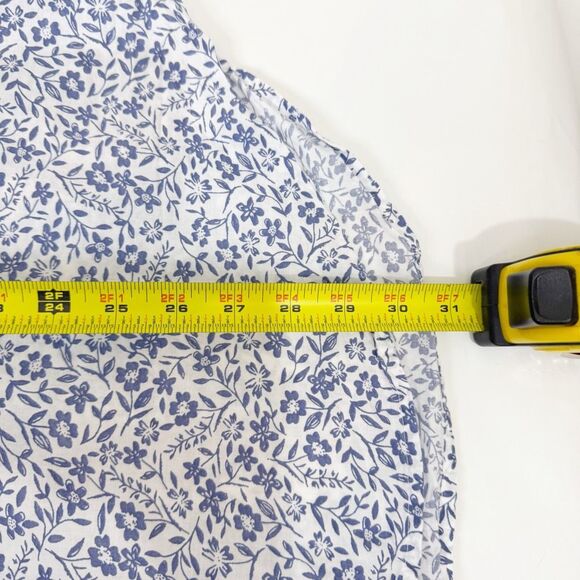 ANTHROPOLOGIE | Capistrano Ashley Buttondown Shirt | Blue Floral Print | Medium - Picture 10 of 10